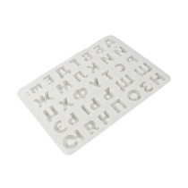 Форма силиконовая "S-CHIEF" для пирожных SPC-0308 36.6 x 26 x 2 см "алфавит"- 33 ячеек