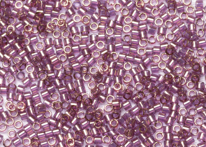 Бисер Япония MIYUKI Delica цилиндр 10/0 5 г DBM-0108 золотой блеск аметиста