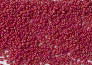 Бисер Чехия круглый 10/0 50г 94190m бордовый матовый