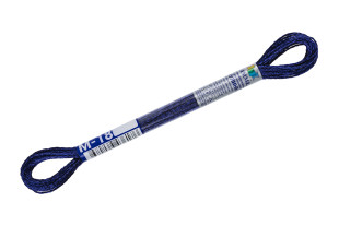 Нитки для вышивания " Gamma" мулине NM металлик 100% полиэстер 8 м М- 18 т. синий