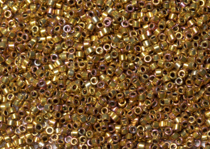Бисер Япония MIYUKI Delica цилиндрический 11/0 5 г DB0501 золотой ирис